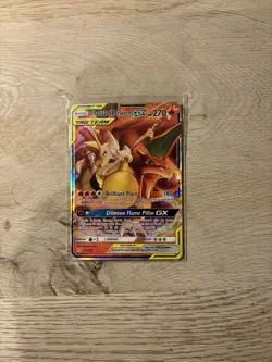 Pokemon TCG Charizard & Braixen GX Holo Ultra Rare Full Art 22/236 NM - Image 1