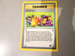 TRAINER ,CHALLENGE 74/82, from TEAM ROCKET set , uncommon, non-holo (.2000) - Image 1