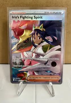 Pokemon Iris's Fighting Spirit Full Art Ultra Rare Holo 180/159 - Image 1