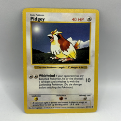 Pokemon TCG - Pidgey 57/102 Common - WOTC Shadowless Base Set - MP - Image 1