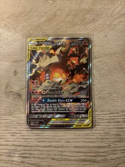Pokemon TCG Reshiram & Charizard GX SM201 - Image 1