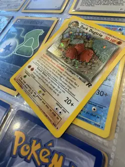 90’s Pokemon Dark Dugtrio Team Rocket Holo 50 HP Wizards of the Coast 6/82 - Image 5