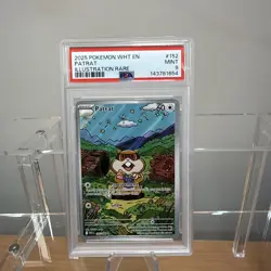 2025 POKEMON WHITE FLARE EN PATRAT ILLUSTRATION RARE 152/086 - MINT - PSA 9 - Image 2