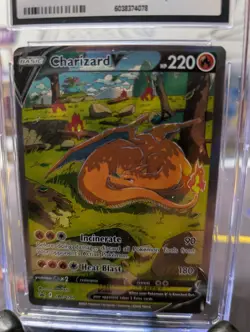 Charizard V SWSH260 Holo Promo UPC 2022 – CGC 9 Mint Pokemon TCG - Image 3