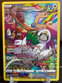 Pokemon Oranguru TG12/TG30 Brilliant Stars Trainer Gallery Holo Rare - Image 1
