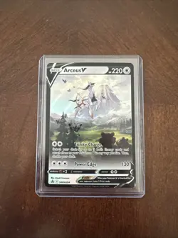 Pokemon TCG-Arceus V SWSH204 Sword & Shield Black Star Promo - Image 1