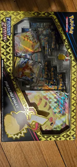 Pokemon TCG Crown Zenith Pikachu VMAX Premium Collection Factory Sealed - Image 1