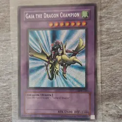 Yu-Gi-Oh! Gaia the Dragon Champion LOB-125 Secret Rare Unlimited English - Image 1
