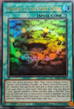 Opening of the Spirit Gates - MP21-EN251 - Ultra Rare - 1st Edition Yugioh TCG - Image 1
