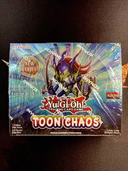 YUGIOH • TOON CHAOS • BOOSTER BOX • 1st EDITION • 24 PACKS • BRAND NEW SEALED - Image 1