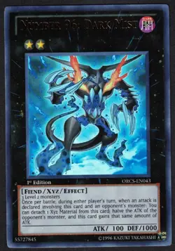 Yugioh Number 96: Dark Mist ORCS-EN043 Ultra Rare 1st Ed - LP - Image 1