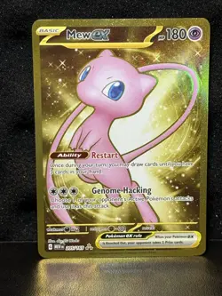 Mew EX Gold Hyper Rare Scarlet & Violet 151 Pokemon TCG 205/165 - Image 1