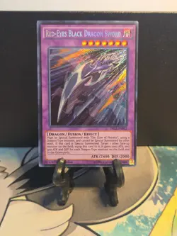Yugioh Red-Eyes Black Dragon Sword DRL2-EN012 1st Edition LP- - Image 1