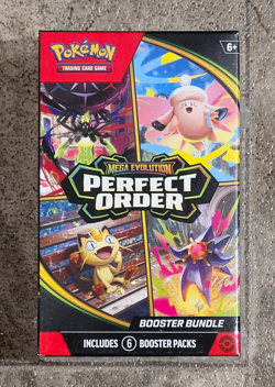 Pokemon TCG Perfect Order Booster Bundle (6 Packs) NEW SEALED IN HAND SHIPS FAST - Image 1