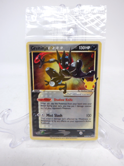 Pokemon TCG Greninja SWSH144 25th Anniversary Black Star Promo Holo 2021 Sealed - Image 1