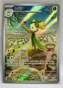 Pokemon 2023 Scarlet & Violet Dolliv 200/198 Illustration Rare NM - Image 1