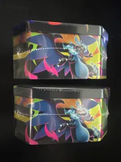 Pokemon TCG: Mega Charizard X & Y ex Tin Bundle 8 Packs + Promo IN STOCK - Image 2