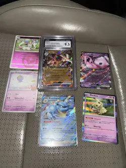 Pokemon Cards Graded Slab Lot Of 7 Good Condition - Image 1