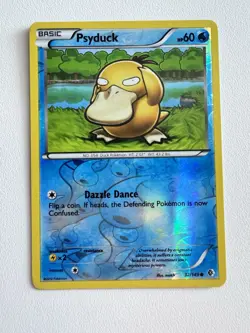 MINTY ! Psyduck 32/149 Boundaries Crossed Reverse Holo Pokemon TCG - Image 1