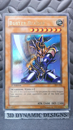| Yugioh Buster Blader PSV-050 1st Edition Ultra Rare Pharaohs Servant HP 🔥 | - Image 1