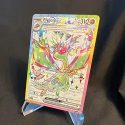 Pokemon Flygon ex 222/191 Sv08 Surging Sparks Ultra Rare Full Art Holo EX - Image 2