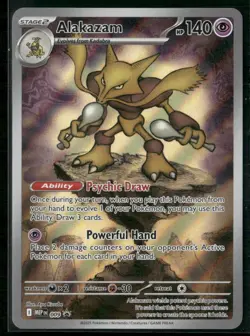 ✰ ALAKAZAM - 009 009 PROMO ME: MEGA EVOLUTION PROMO POKEMON ✰ NM/M - Image 2