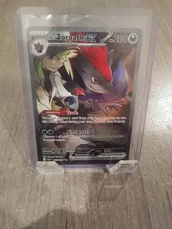 N's Zoroark ex 185/159 Journey Together Holo Pokemon SIR NEAR MINT - Image 1