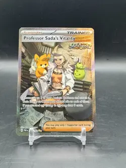 Pokemon Paradox Rift #256/182 Professor Sada's Vitality SIR Holo NM - Image 1