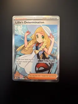 Pokemon TCG - Mega Evolution Lillie’s Determination Full Art Trainer 169/132 - Image 1