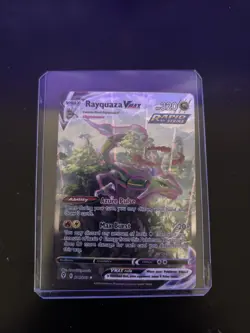 Pokemon TCG Rayquaza VMAX (Alternate Art Secret Rare). Mint Condition. - Image 1