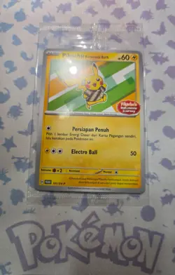 Pokemon Pikachu Berkemeja Batik 155/SV-P Indonesia Journey Sealed Promo - Image 1