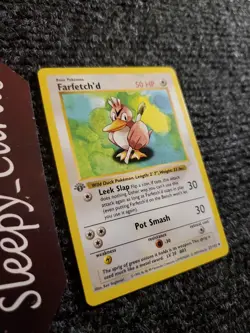 Pokemon TCG FARFETCH'D 1ST EDITION Shadowless Base Set 27/102 NM - Image 3