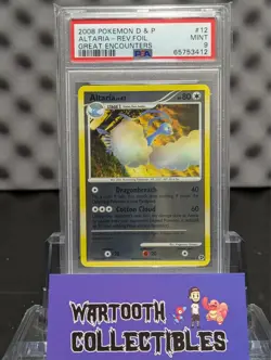 Pokemon Diamond & Pearl - Great Encounters Altaria Reverse Holo #12 PSA 9 - Image 1