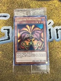 Yugioh SEALED Exodia the Forbidden One LART-EN004 Ultra Rare Limited Edition!! - Image 1