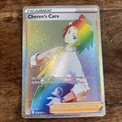 Pokemon TCG Cherens Care Brilliant Stars 177/172 Holo Secret Rare NM. - Image 2