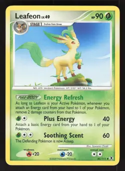 Leafeon 45/111 Pokemon TCG Rising Rivals LP - Image 1