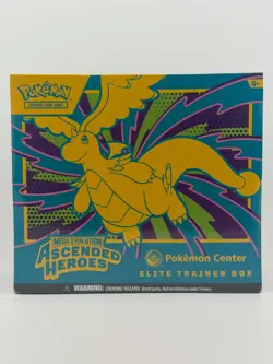 Pokemon TCG Ascended Heroes Pokemon Center ETB Elite Trainer Box w/ Acrylic Case - Image 2