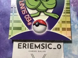 2001 Topps Pokemon Johto Series 1 STICKER SUNFLORA - #192 (36 of 62) super rare - Image 3
