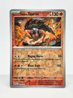 Paldean Tauros 028/193 Reverse Holo - Pokemon TCG Paldea Evolved - Near Mint - Image 1