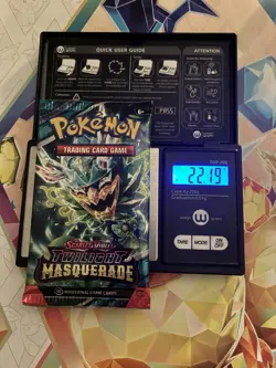 (VERY HEAVY) 22.19g Pokemon TCG Twilight Masquerade Booster Pack (SEALED)✅ - Image 1
