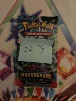 (VERY HEAVY) 22.19g Pokemon TCG Twilight Masquerade Booster Pack (SEALED)✅ - Image 2