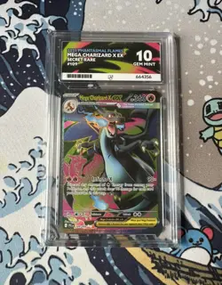 Mega Charizard X EX 109/094 - Pokemon TCG ME Phantasmal Flames - ACE 10 Perf Sub - Image 2