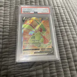 2022 PSA 10 POKEMON SWSH BRILLIANT STARS FULL ART FLYGON Graded TCG Slab Gem - Image 1