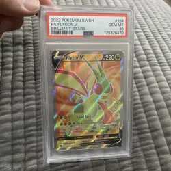 2022 PSA 10 POKEMON SWSH BRILLIANT STARS FULL ART FLYGON Graded TCG Slab Gem - Image 2