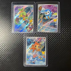 Pokemon First Partner Collection - Sinnoh Starters - Turtwig, Chimchar & Piplup - Image 1