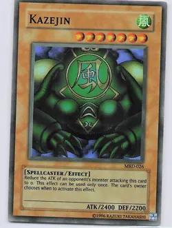 Kazejin MRD-026 Metal Raiders Super Rare - YuGiOh TCG - MP - Image 1