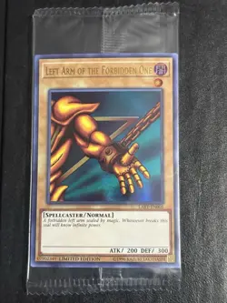 Left Arm of the Forbidden One LART-EN003 Ultra Rare Limited SEALED Yugioh Card - Image 1