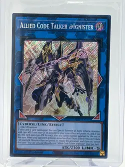 Yu-Gi-Oh! Allied Code Talker @Ignister ALIN-EN051 Secret Rare NM - Image 1