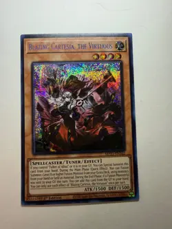 Yugioh - Blazing Cartesia, the Virtuous - Secret - 1st - MP23-EN162 - NM - Image 1