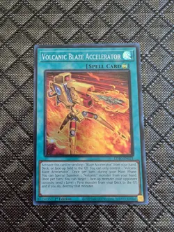 Volcanic Blaze Accelerator LD10-EN021 1st Edition Super Rare NM YuGiOh! - Image 1
